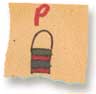 Holly Duthie's drawing of a letter when she was five years old.