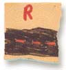Holly Duthie's drawing of a letter when she was five years old.