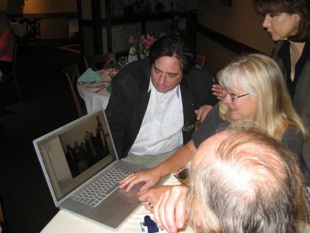 Paul Davids, me, Bruce Maccabee. Paul Davids, me, Bruce Maccabee.