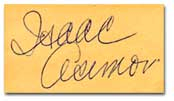 Isaac Asimov's signature.