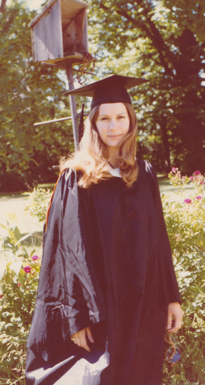 A photograph of me in my Princeton graduation gear, 1979.