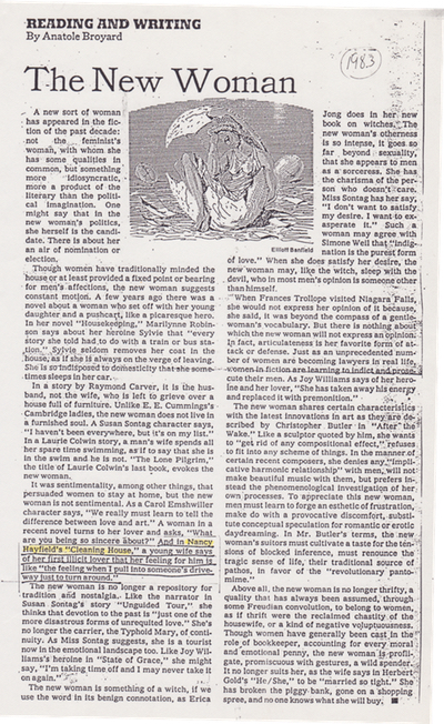 Hi Kevan! Hope you are well. This is a scan of an old New York Times mention of Cleaning House by Anatole Broyard.
