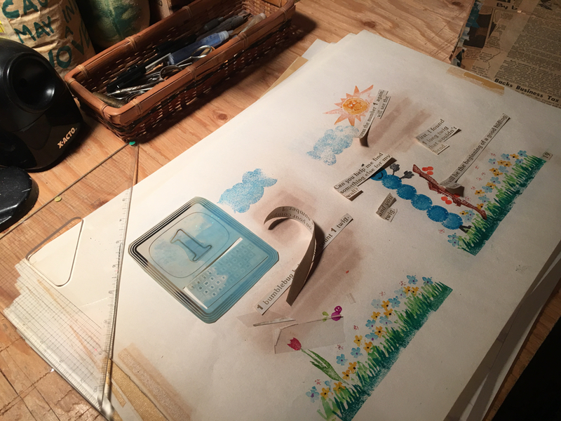 Original artwork for the Qwerty Numbers book. Original artwork for the Qwerty Numbers book.