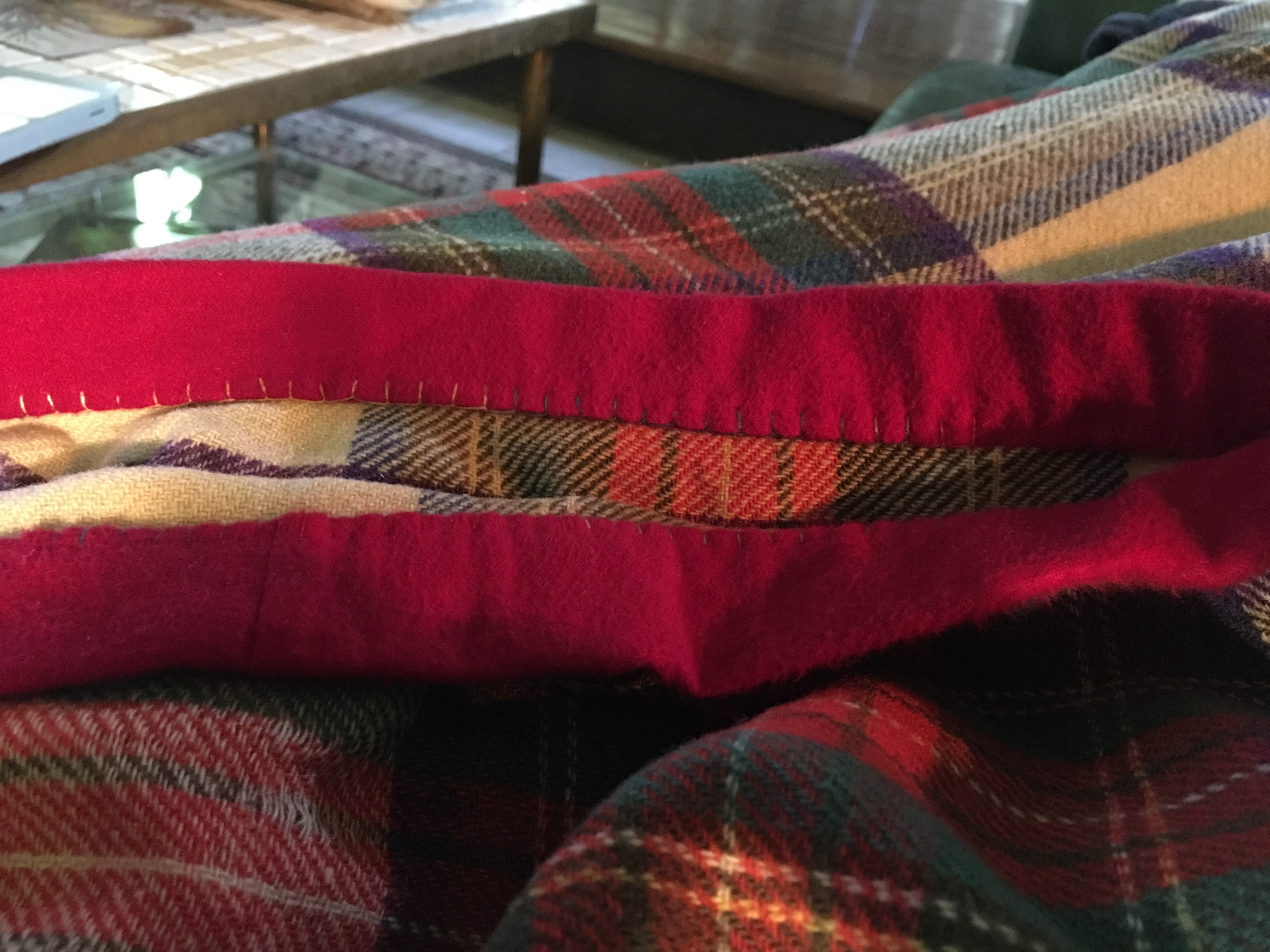 The blanket stitch applied unironically.