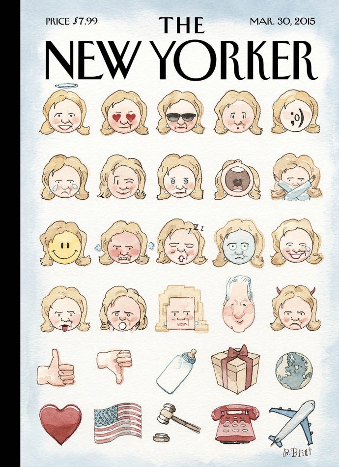 A New Yorker cover from 2015.