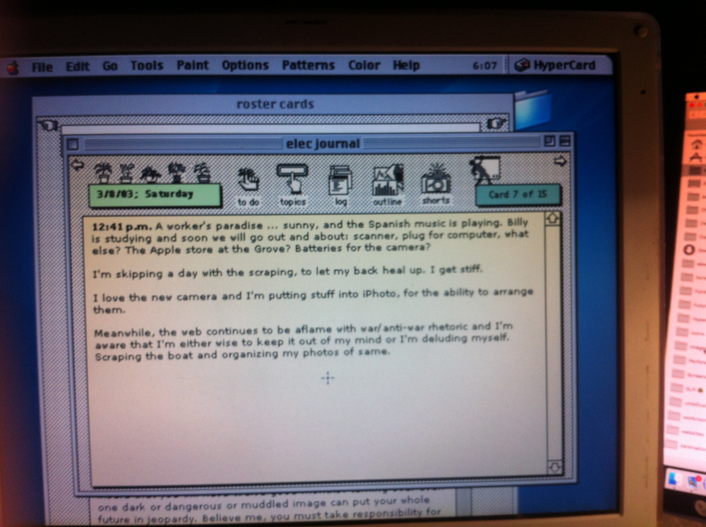 This is HyperCard Inception.