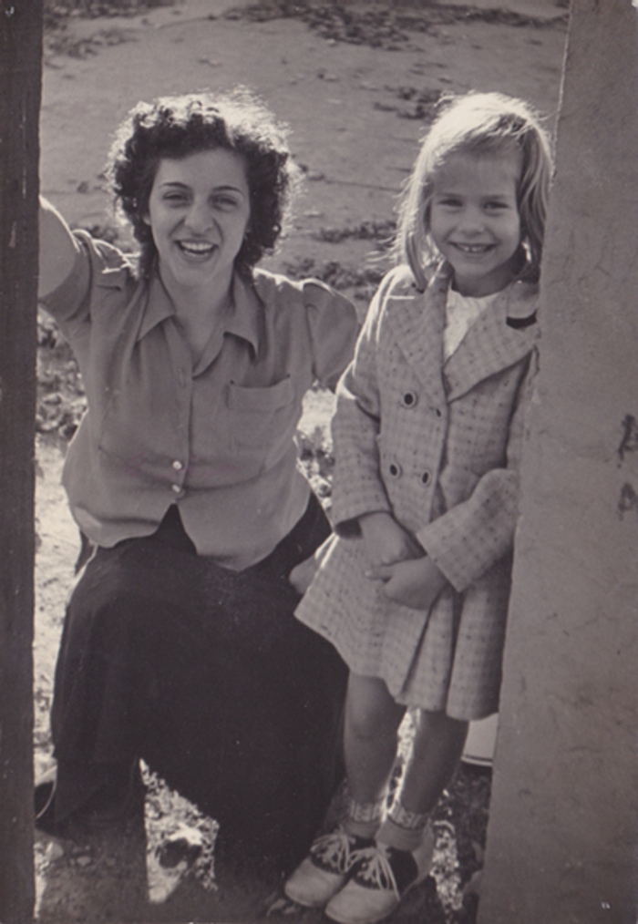 My mother and me, maybe 1952.